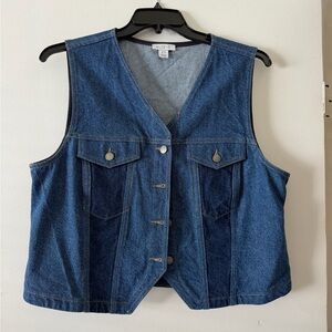 Blue Denim Vest